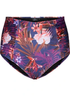 High-waisted Floral Bikini Bottoms -Chic Soldes S00502G 9992 Front