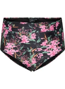 Extra High-waisted Bikini Bottom With Print -Chic Soldes S00514E 9998 Front