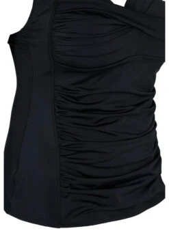 Tankini With A Drape Front -Chic Soldes S00537A 0199 Details2