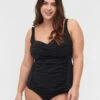 Tankini With A Drape Front -Chic Soldes S00537A 0199 ModelFront