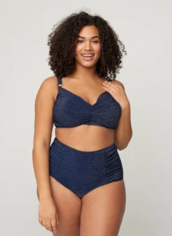 Bikini Top With Glitter 10 Bikini Top With Glitter -Chic Soldes S00549A 1496 ModelFullBody