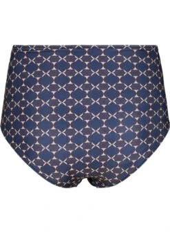 High-waisted Bikini Bottoms With Print -Chic Soldes S00573F 9999 Back