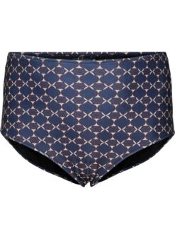 High-waisted Bikini Bottoms With Print -Chic Soldes S00573F 9999 Front