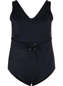 Swimsuit With Drawstring Details -Chic Soldes S00579C 0199 Front