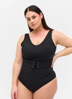 Swimsuit With Drawstring Details