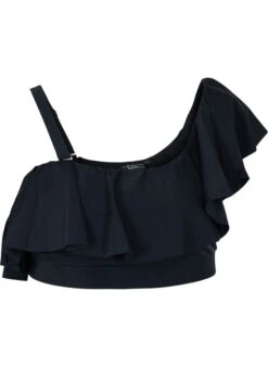 One Shoulder Bikini Top With Frill -Chic Soldes S00580B 0199 Front