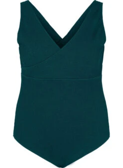 Swimsuit With Wrap Effect 9 Swimsuit With Wrap Effect -Chic Soldes S00581D 0689 Front