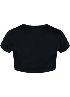 Short Sleeve Swim Top With V-neckline -Chic Soldes S00587A 0199 Back