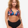 Bikini Bottoms With High Waist -Chic Soldes S00685D 0199 ModelFront