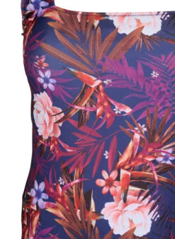 Swimsuit With Floral Print -Chic Soldes S00686E 9994 Details1