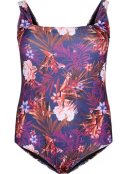Swimsuit With Floral Print -Chic Soldes S00686E 9994 Front