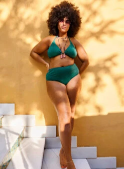 Glitter Bikini Briefs With A High Waist -Chic Soldes S00748B 0660 ImageBack