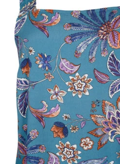 Zizzi Printed Viscose Top With A-shape -Chic Soldes V00040I 9997 Details1