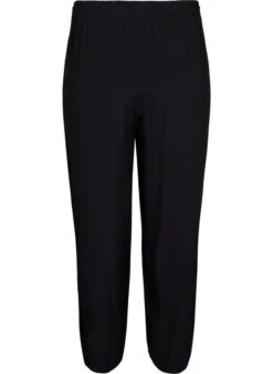 Zizzi Loose Viscose Pants With Pockets -Chic Soldes V00040K 0199 Back