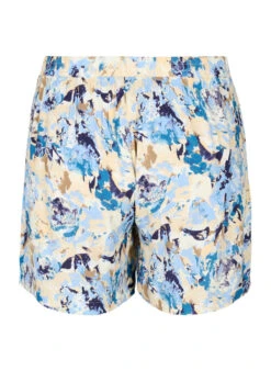 Zizzi Loose-fitting Shorts In Viscose -Chic Soldes V00040L 8003 Back