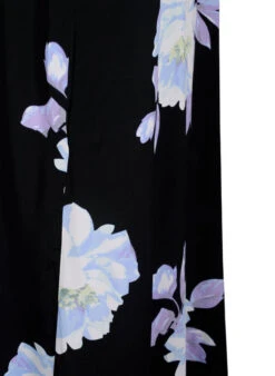 Zizzi Floral Viscose Dress With Short Sleeves -Chic Soldes V00040U 8004 Details2