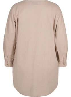 Zizzi Blouse With 3/4-length Sleeves And Button Closure -Chic Soldes V00047A 2237 Back