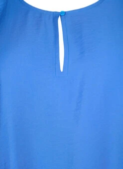 Zizzi Short Sleeve Blouse In Viscose -Chic Soldes V00052B 0272 Details1