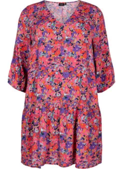 Zizzi Viscose Tunic With A-line Cut -Chic Soldes V00057I 9990 Front