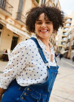 Zizzi Shirt Blouse With 3/4 Sleeves