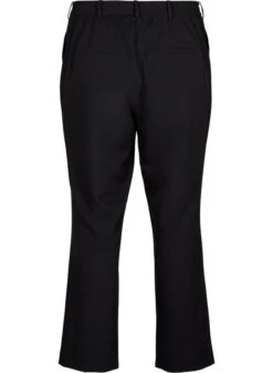 Zizzi Straight Leg Trousers With Pockets -Chic Soldes V02377A 0199 Back
