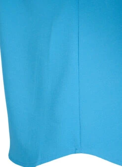 Zizzi Short Sleeved Blouse With Round Neckline -Chic Soldes V10000A 0758 Details2