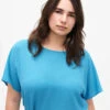 Zizzi Short Sleeved Blouse With Round Neckline -Chic Soldes V10000A 0758 ModelFront