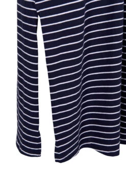 Zizzi Striped Midi Dress In Cotton With Short Sleeves -Chic Soldes V50032P 1496 Details2