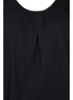 Zizzi Short-sleeved Cotton T-shirt -Chic Soldes V50036A 0199 Details1