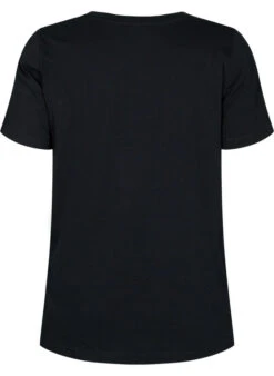 Zizzi Cotton T-shirt With Motif -Chic Soldes V50047H 0199 Back