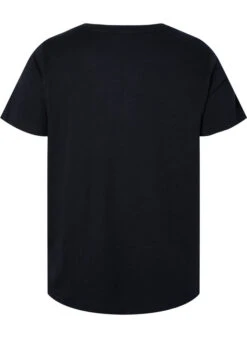 Zizzi Cotton T-shirt With Sequins -Chic Soldes V50047I 0199 Back