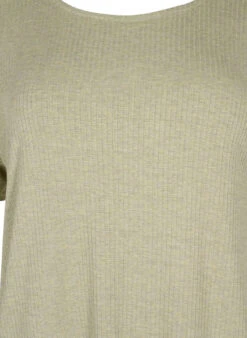 Zizzi Short-sleeved Viscose Blouse With Glitter -Chic Soldes V50081A 0859 Details1