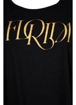 Zizzi Cotton Top With A-shape -Chic Soldes V50098H 8022 Details1