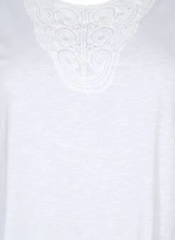 Zizzi Sleeveless Top In Cotton -Chic Soldes V50220B 1101 Details1