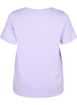 Zizzi T-shirt In Cotton With Print -Chic Soldes V50231B 1716 Back