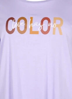 Zizzi T-shirt In Cotton With Print -Chic Soldes V50231B 1716 Details1