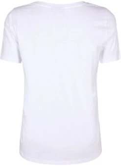 Zizzi Cotton T-shirt With A Motif -Chic Soldes V50253D 9991 Back