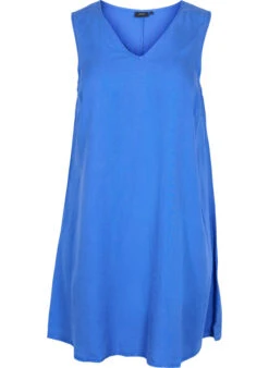 Zizzi Spencer Dress With V-neckline -Chic Soldes V90103F 2157 Front