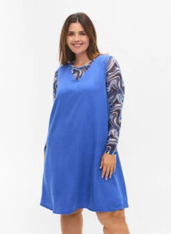 Zizzi Spencer Dress With V-neckline