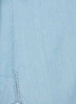 Zizzi Short-sleeved Shirt In Lyocell (TENCEL™) -Chic Soldes V90120P 1025 Details2