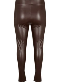 Zizzi Coated Leggings With A Brushed Inside -Chic Soldes V90131A 1682 Back