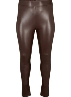 Zizzi Coated Leggings With A Brushed Inside -Chic Soldes V90131A 1682 Front