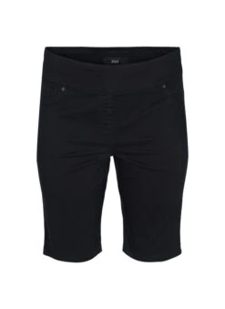 Zizzi Close-fitting Shorts With Back Pockets -Chic Soldes V90139A 0199 Front