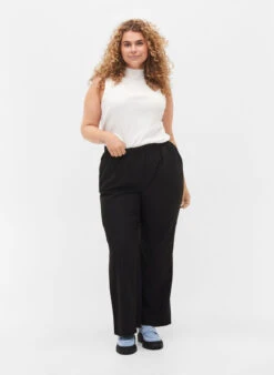 Zizzi Flared Trousers With Pockets