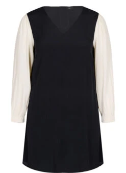 Zizzi Long-sleeved Dress In Viscose -Chic Soldes X96091A 0199 Front