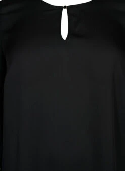 Zizzi Monochrome Top With Long Sleeves -Chic Soldes X96097A 0199 Details1