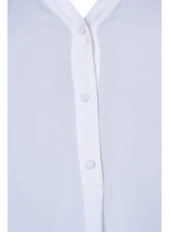 Zizzi Top With Long Sleeves And Button Closure -Chic Soldes X96114A 1101 Details1