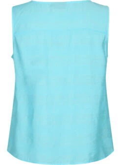 Zizzi Viscose Top With Structure -Chic Soldes X96142A 0998 Back