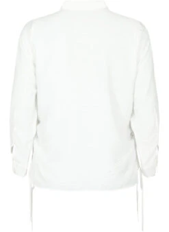 Zizzi Viscose Shirt With Ruffle Detail -Chic Soldes X96168E 1101 Back