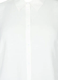 Zizzi Viscose Shirt With Ruffle Detail -Chic Soldes X96168E 1101 Details1